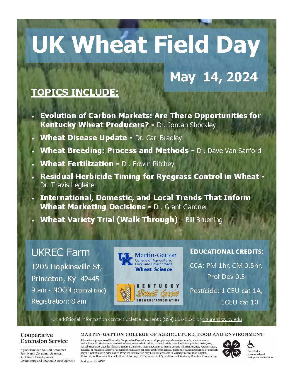 2024 Wheat Field Day