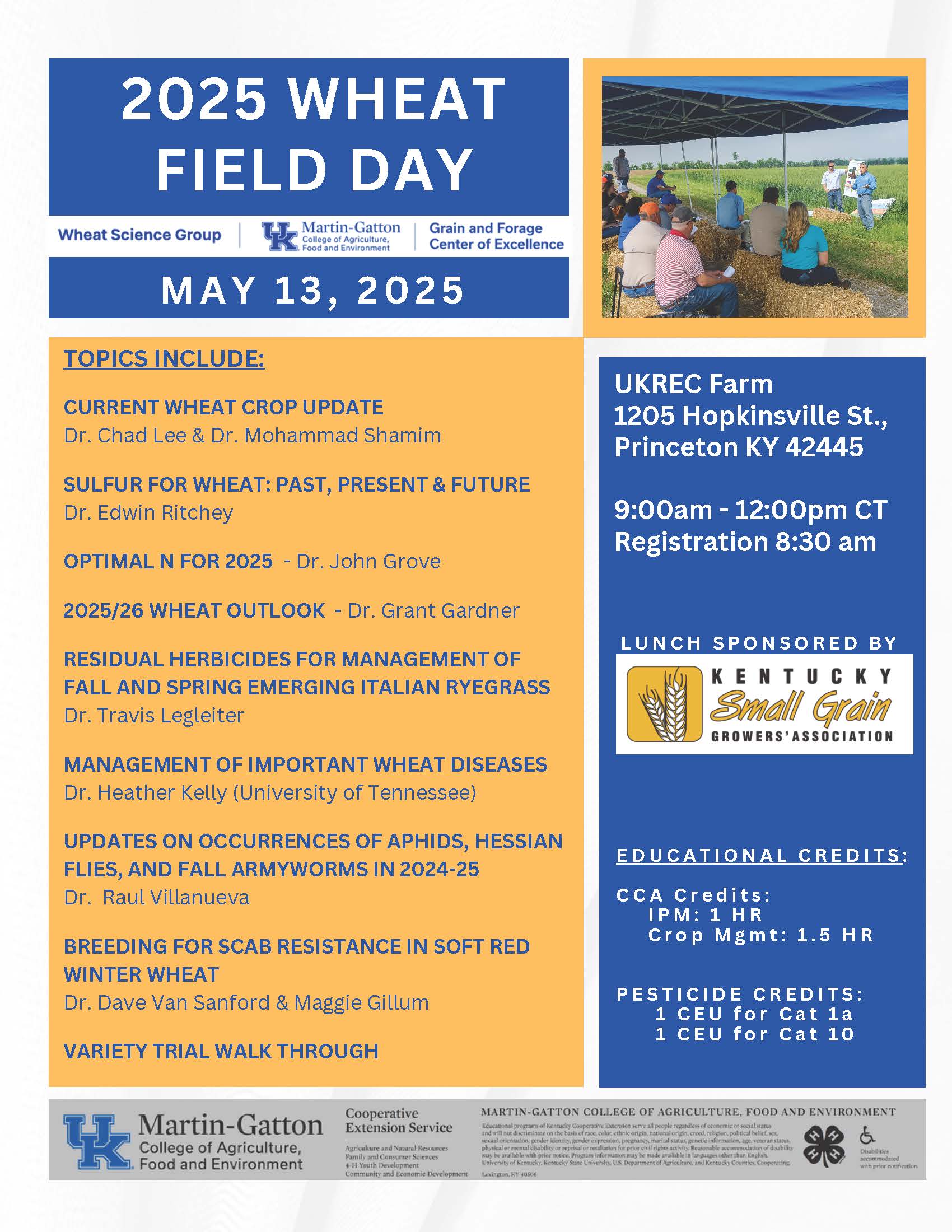 UK Wheat Field Day