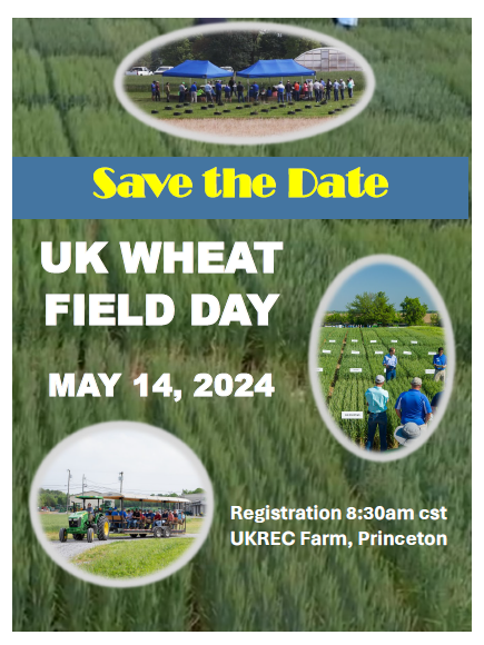 "Save the Date 2024 Wheat Field Day "